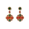 Algerian Cluster Drop Earrings