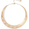 Ancient Fretwork Collar Necklace