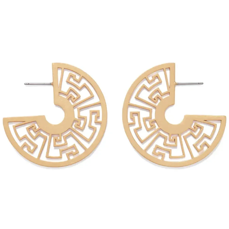 Ancient Fretwork Earrings