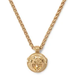 Ancient Lion Pendant Necklace