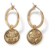 Ancient Wings Hoop Earrings