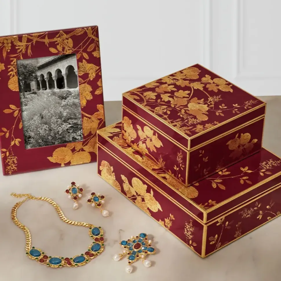 Autumn Grasses Square Box