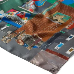 Bearden The Block Oblong Silk Scarf