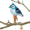 Blue Jay Glass Ornament