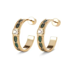 Bohemian Dragon Hoop Earrings