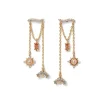 British Tree Of Life Chandelier Earrings With Charms