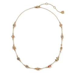 British Tree Of Life 11-Charm Necklace