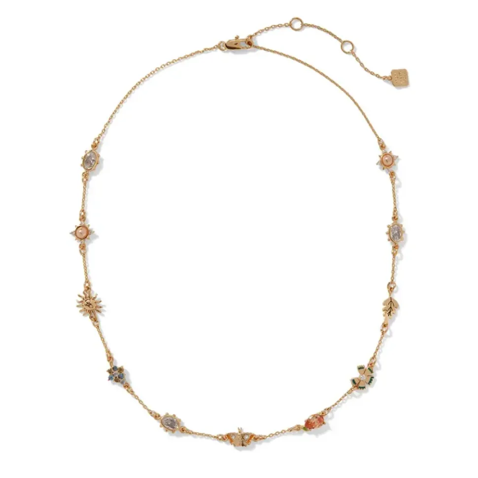 British Tree Of Life 11-Charm Necklace
