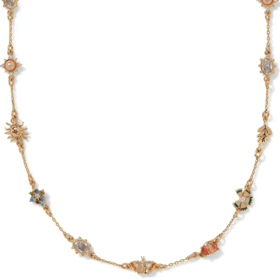 British Tree Of Life 11-Charm Necklace