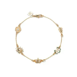 British Tree Of Life Five-Charm Bracelet