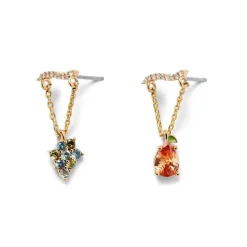 British Tree Of Life Fruit Pendant Drop Earrings