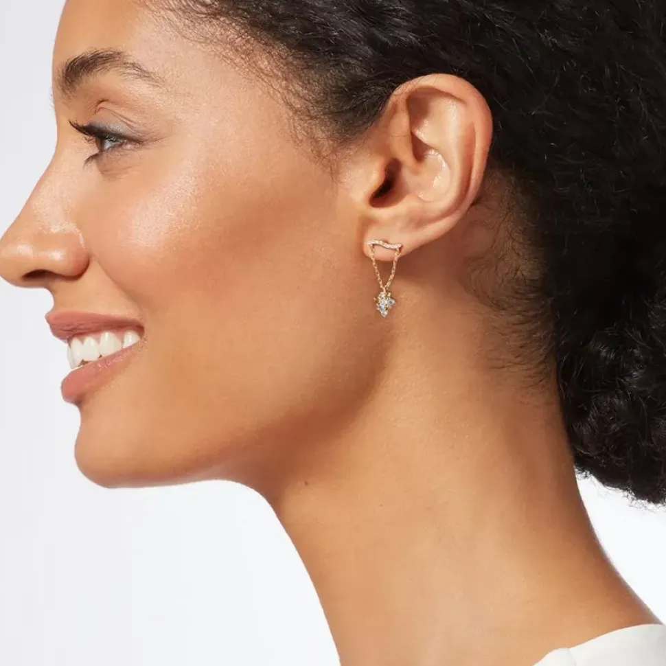 British Tree Of Life Fruit Pendant Drop Earrings