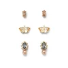 British Tree Of Life Insects Stud Earring Set