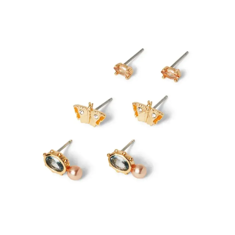 British Tree Of Life Insects Stud Earring Set