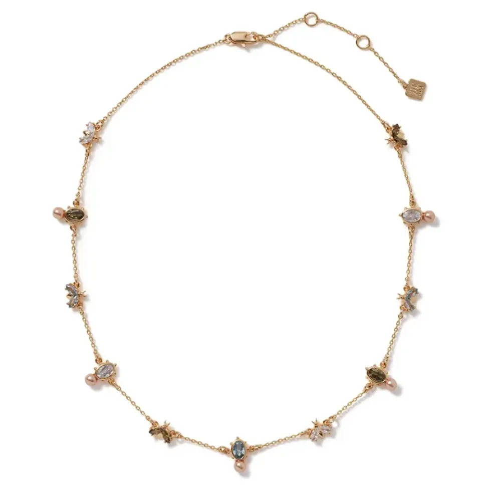 British Tree Of Life Long Charm Necklace