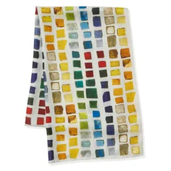 Byzantine Tesserae Oblong Silk Scarf
