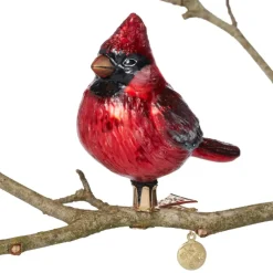 Cardinal Glass Ornament