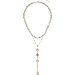 Cascading Gems Y-Necklace