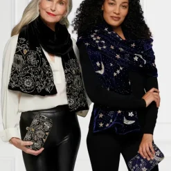 Celestial Beaded Scarf