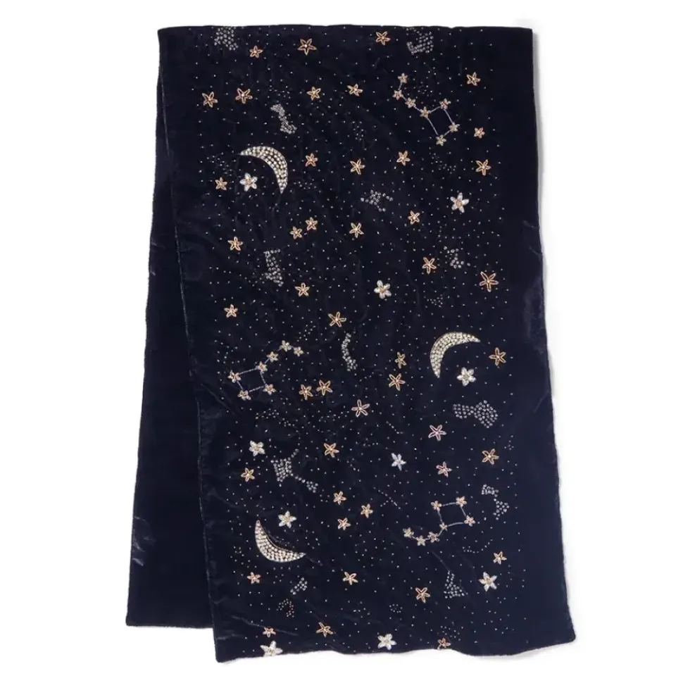 Celestial Beaded Scarf