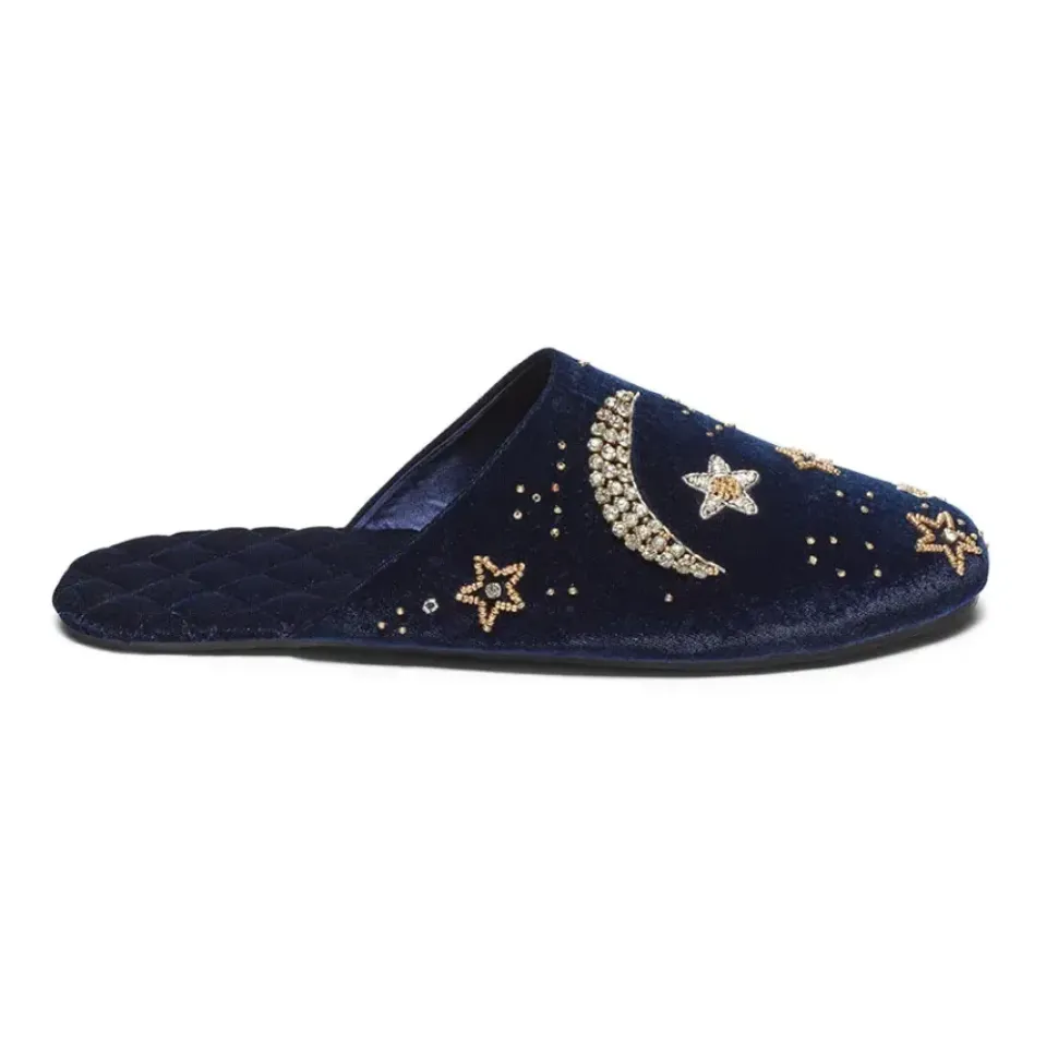 Celestial Beaded Slippers
