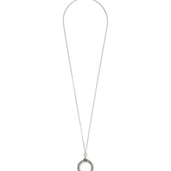Celestial Octagonal Magnifier Pendant Necklace