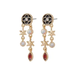 Celestial Symbols Chandelier Earrings