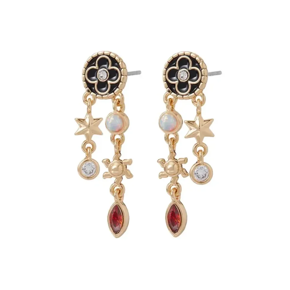 Celestial Symbols Chandelier Earrings