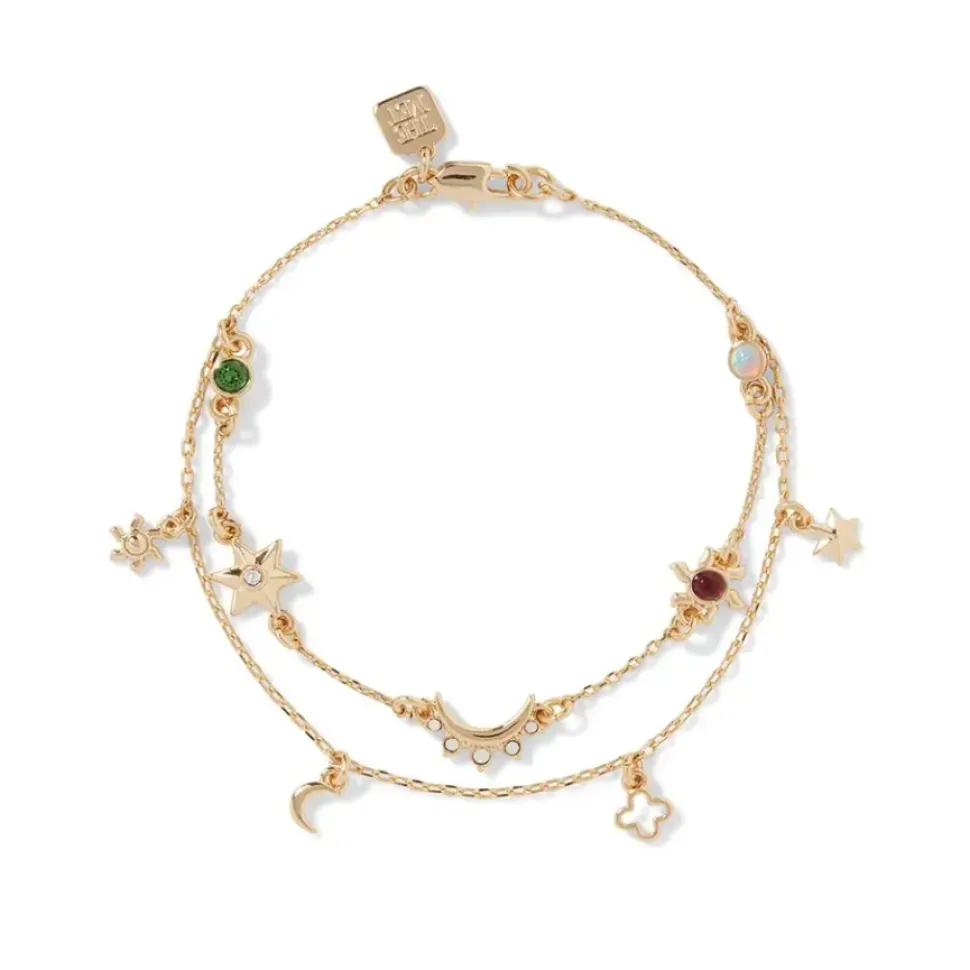 Celestial Symbols Double-Strand Bracelet