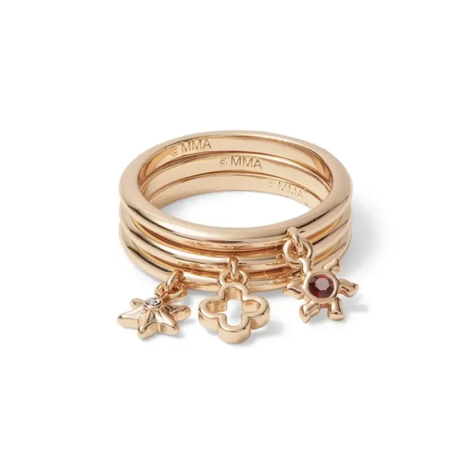 Celestial Symbols Stacking Ring