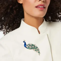 Chelsea Peacock Brooch