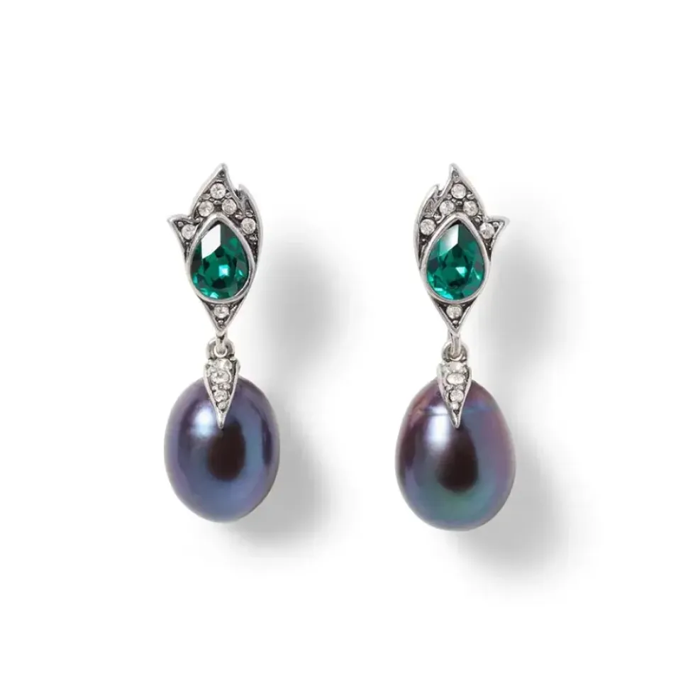 Chelsea Peacock Pearl Drop Earrings