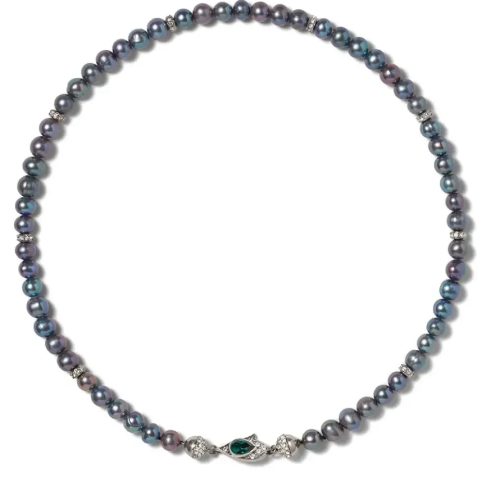 Chelsea Peacock Pearl Necklace