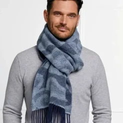 Chinese Cloud Reversible Unisex Wool Scarf