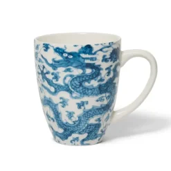 Chinese Dragon Covered Mug With Tea Infuser