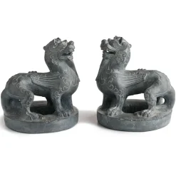 Chinese Guardian Figure Bookends