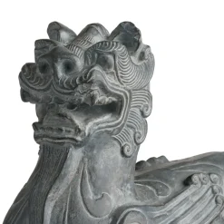 Chinese Guardian Figure Bookends