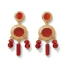Classical Carnelian Chandelier Earrings