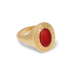 Classical Carnelian Signet Ring