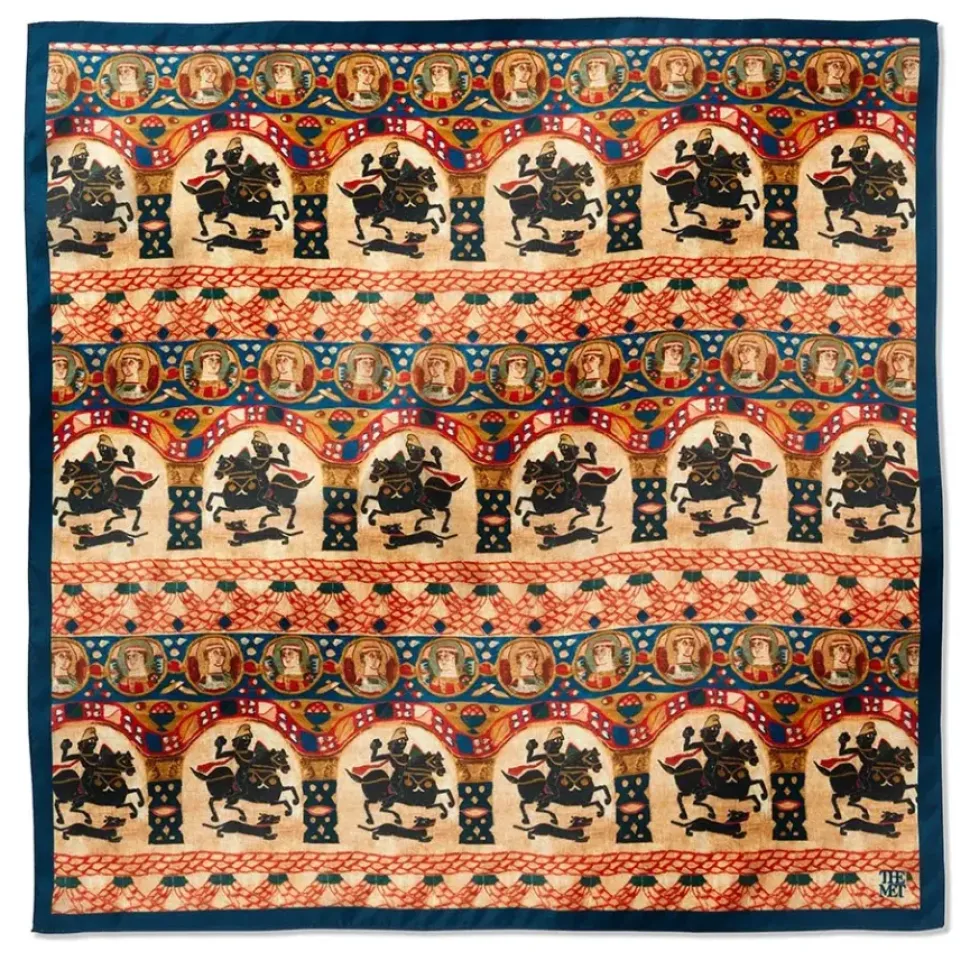 Coptic Horsemen Silk Neckerchief