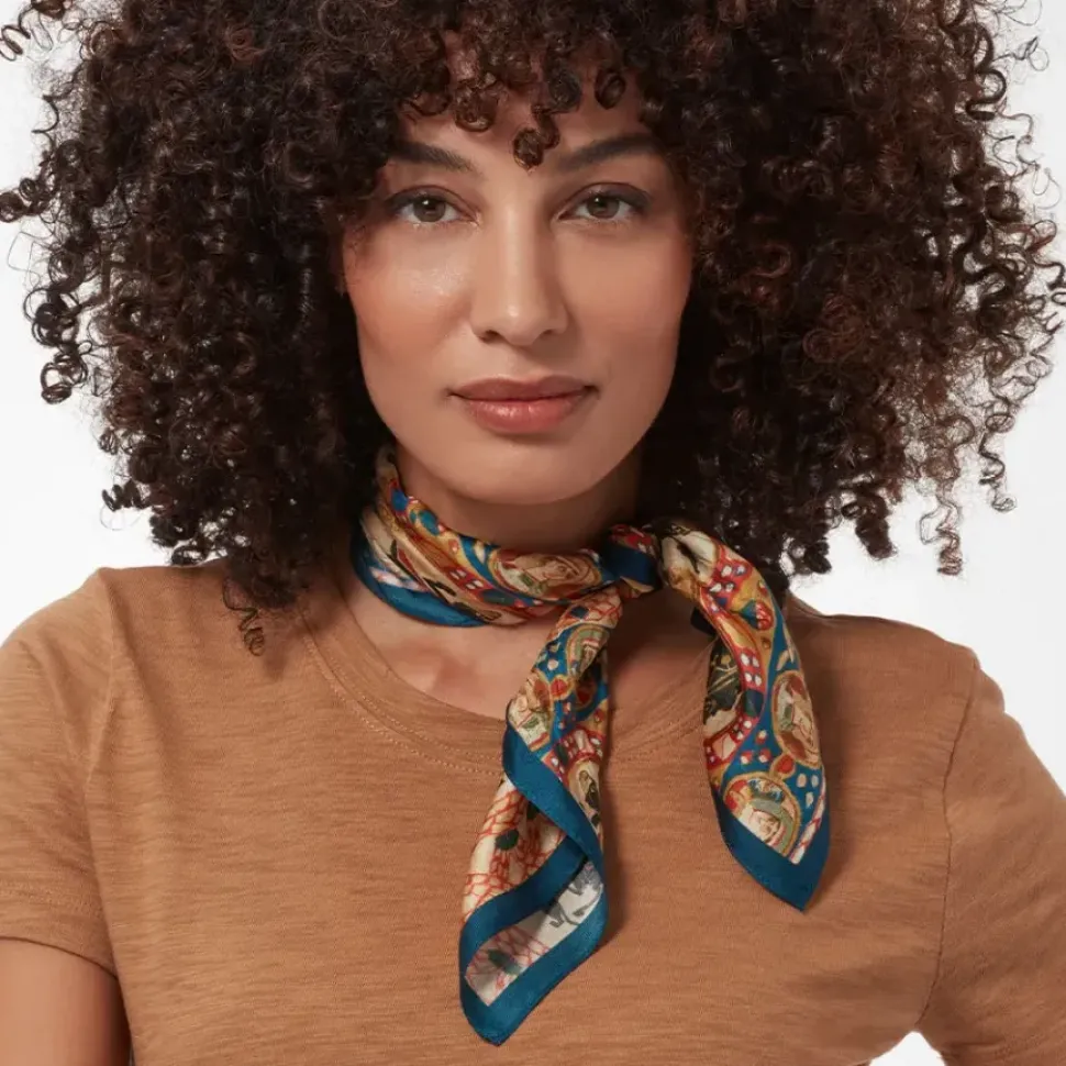 Coptic Horsemen Silk Neckerchief