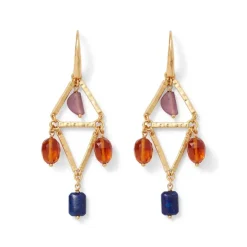 Cypriot Gems Chandelier Earrings