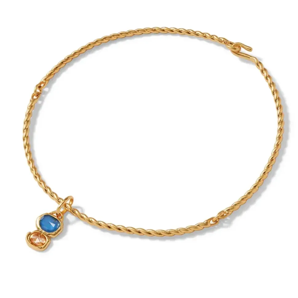 Cypriot Twist Collar Necklace With Charm