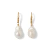 Cypriot Twist Pearl Drop Earrings