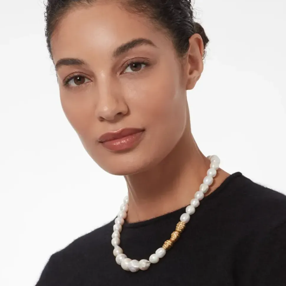 Cypriot Twist Pearl Necklace