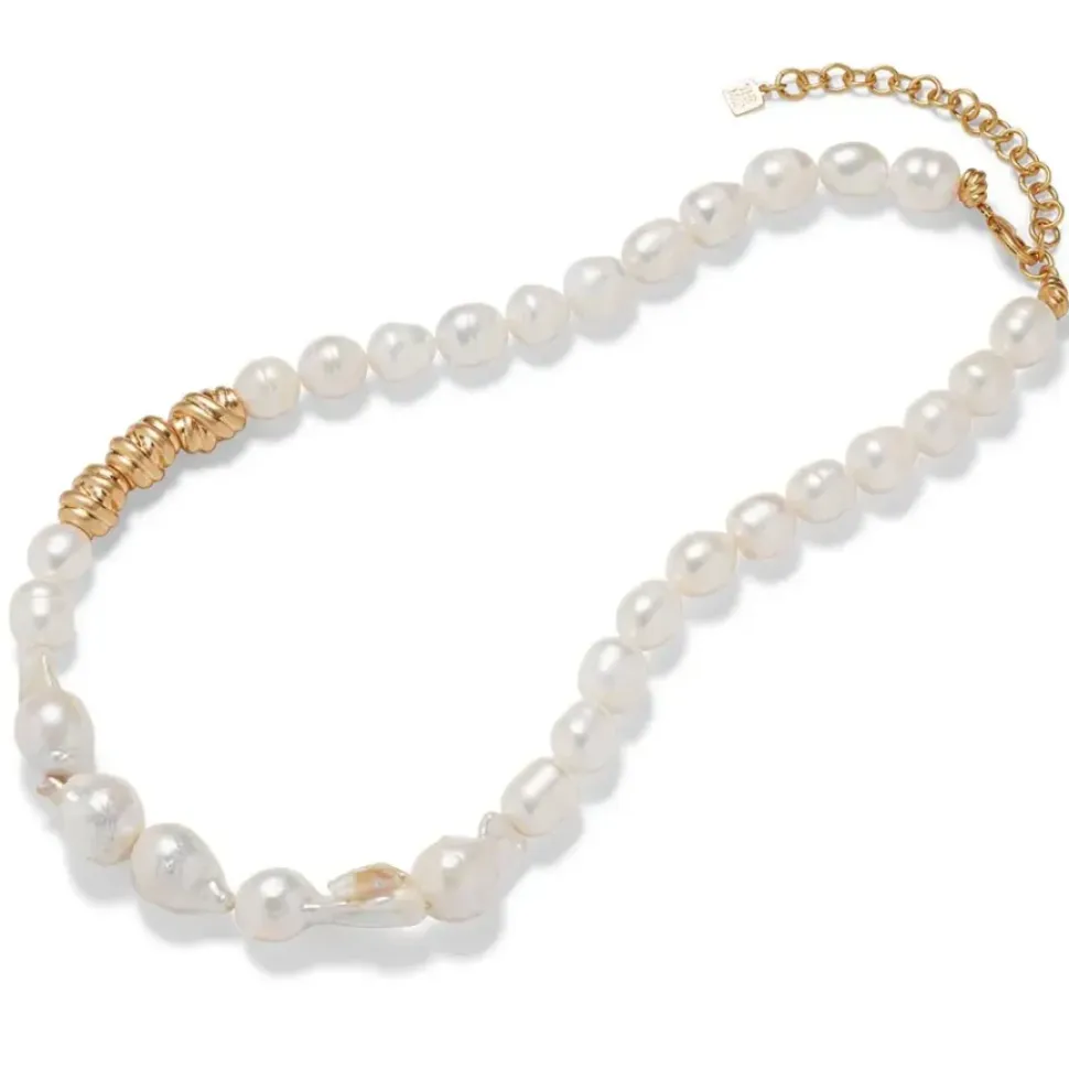 Cypriot Twist Pearl Necklace