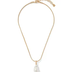 Cypriot Twist Pearl Pendant Necklace