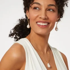 Cypriot Twist Pearl Pendant Necklace