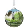 Dehn Spring In Central Park Hand-Painted Glass Ornament