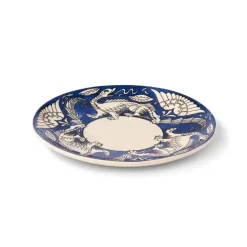De Morgan Stylized Dragons Salad Plate Set